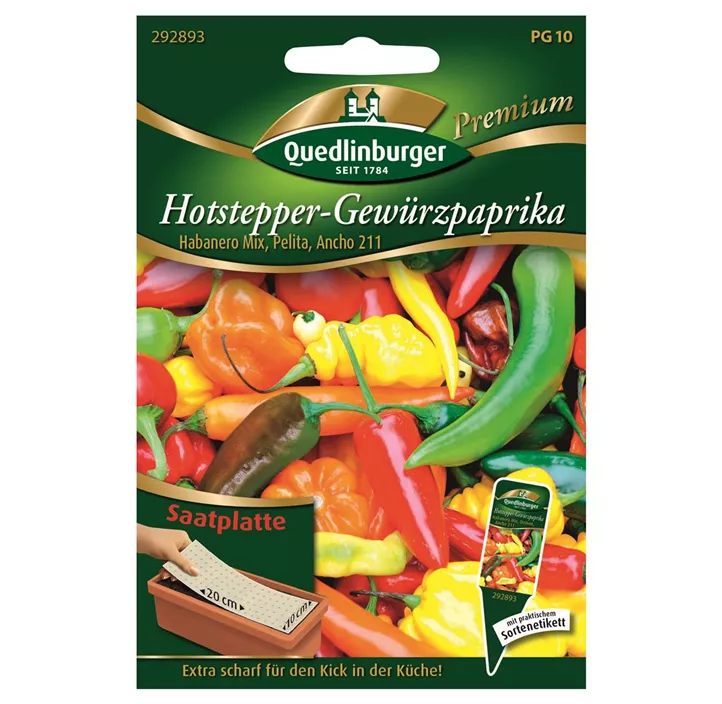 Hotstepper-Gewürzpaprika Habanero Mix, Pelita, Ancho