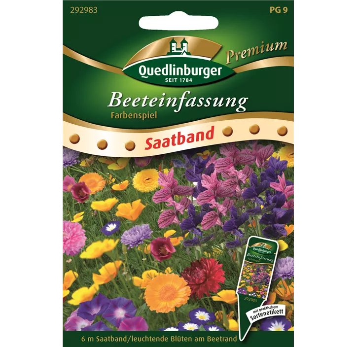 Beeteinfassung Farbenspiel