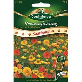 Beeteinfassung rot-gelb Mischung