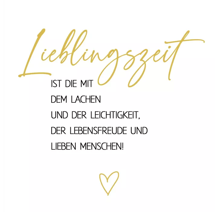 Serviette, Lieblingszeit