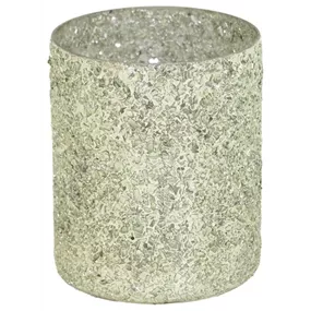 Übertopf Strass Cylinder Öko-Glitter