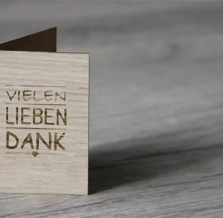 Geschenkanhänger - Vielen lieben Dank