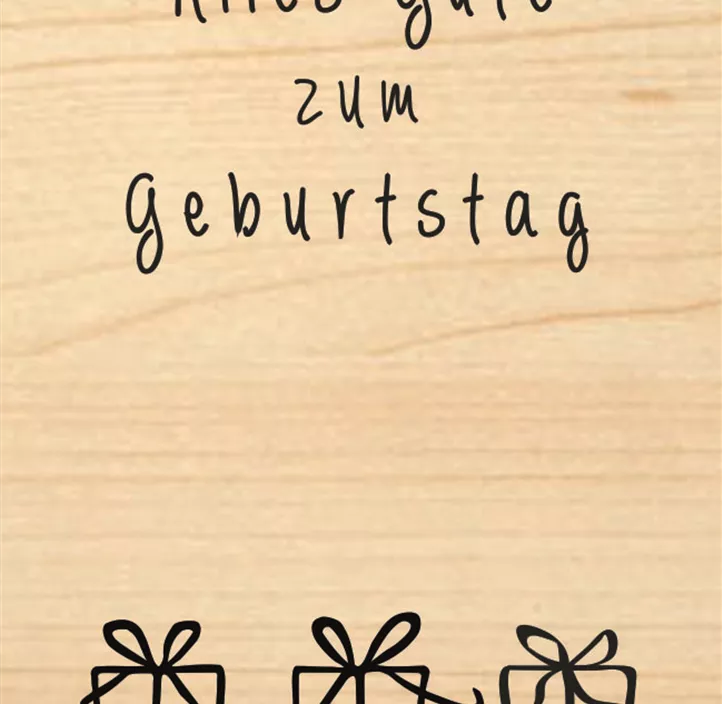 Geschenkanhänger - Alles gute zum Geburtstag