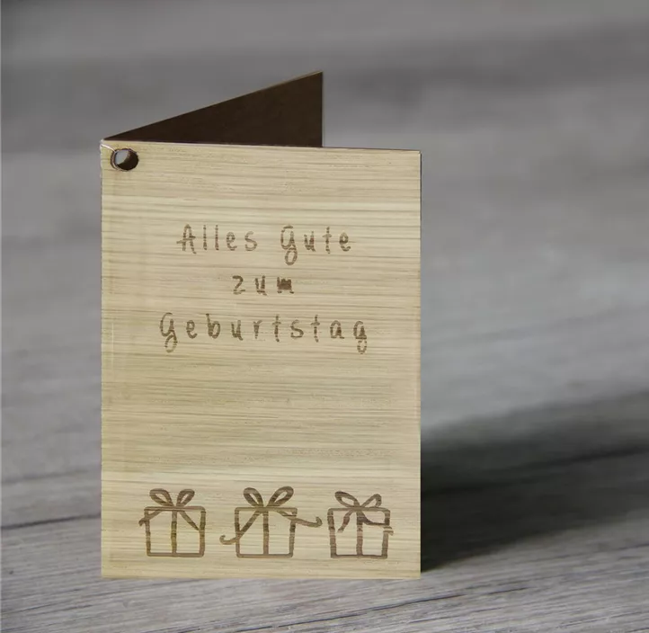 Geschenkanhänger - Alles gute zum Geburtstag