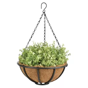 Hanging Basket Metall + Kokoseinsatz