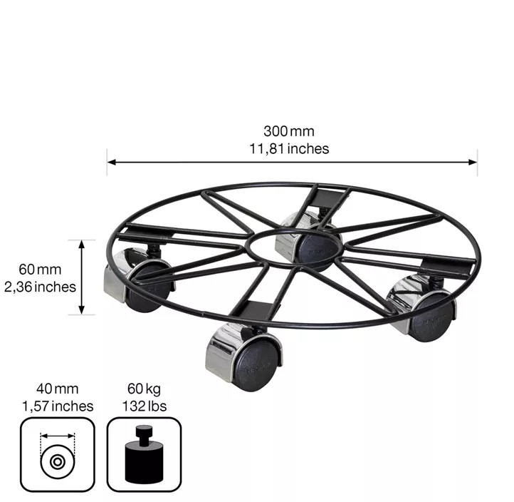 Multi Roller Stahldraht rund für weiche/sensible Böden