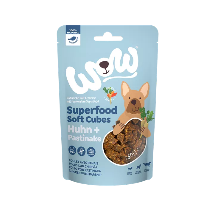 Snack Superfood Soft Cubes Huhn