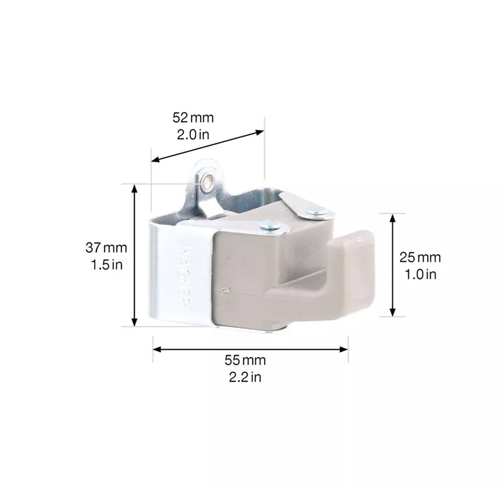 Wandhalterung Haken klein, 2er-Pkg