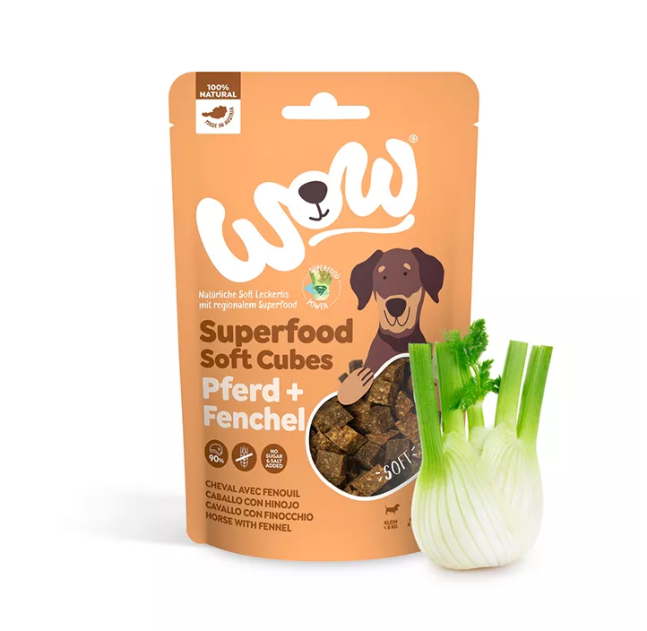 Snack Superfood Soft Cubes Pferd