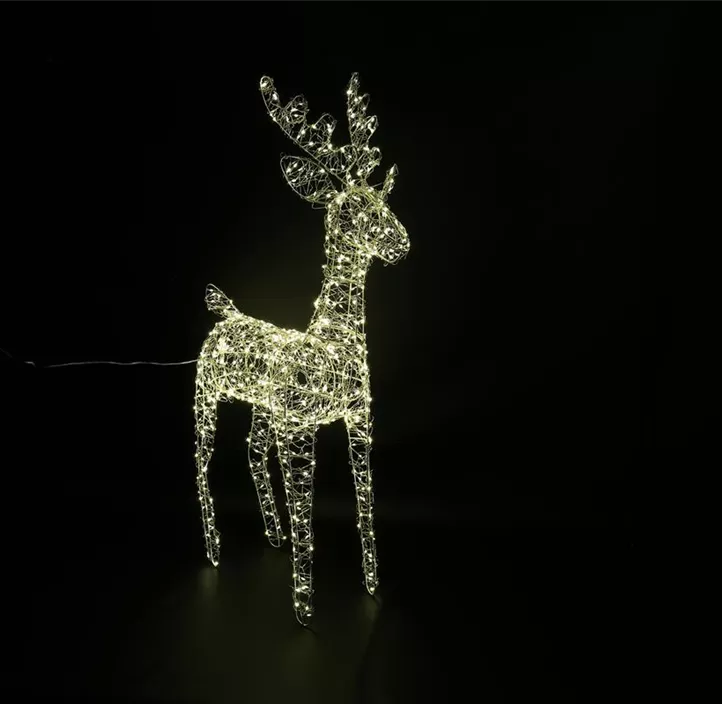 LED Hirsch Bling M mit Timer, 750 LED