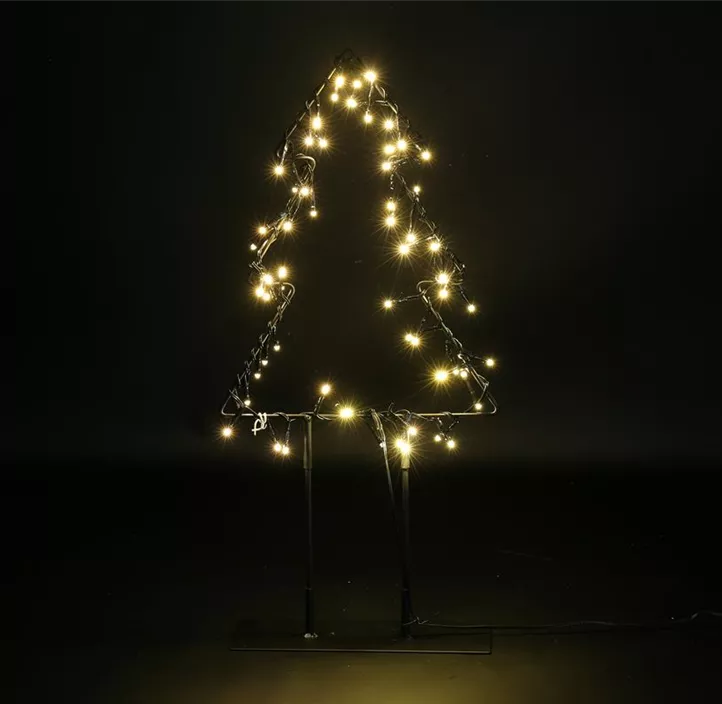 LED Baum Fragile S mit Timer, 60 LED