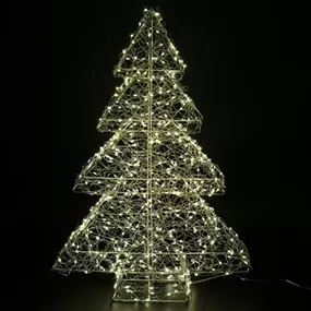 LED Weihnachtsbaum eckig Bling L mit Timer, 960 LED