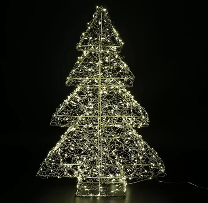 LED Weihnachtsbaum eckig Bling L mit Timer, 960 LED