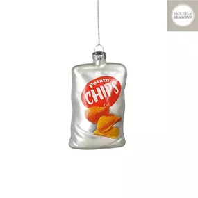 Glasfigur Chipspackung