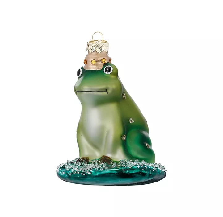 Glasfigur Frosch