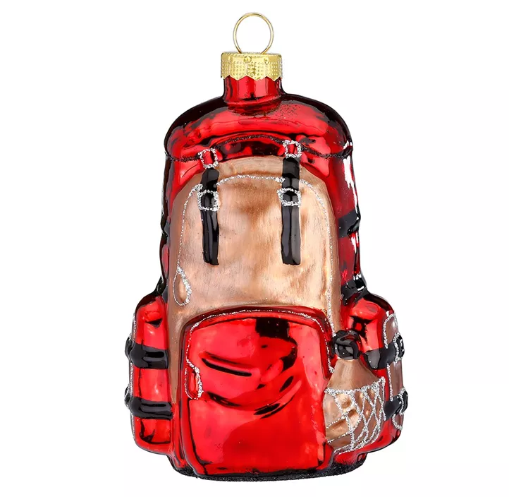 Glasfigur Rucksack