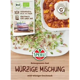 BIO Keimsprossen-Saat Würzige Mischung