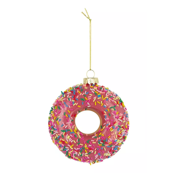 Glasfigur Donut mit Streusel