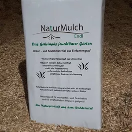 Naturmulch aus Miscanthusstreu