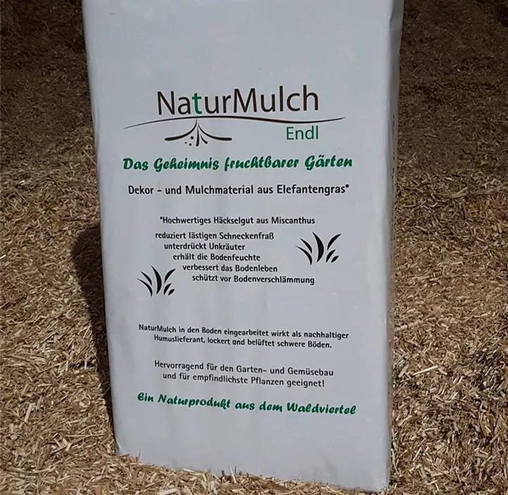 Naturmulch aus Miscanthusstreu