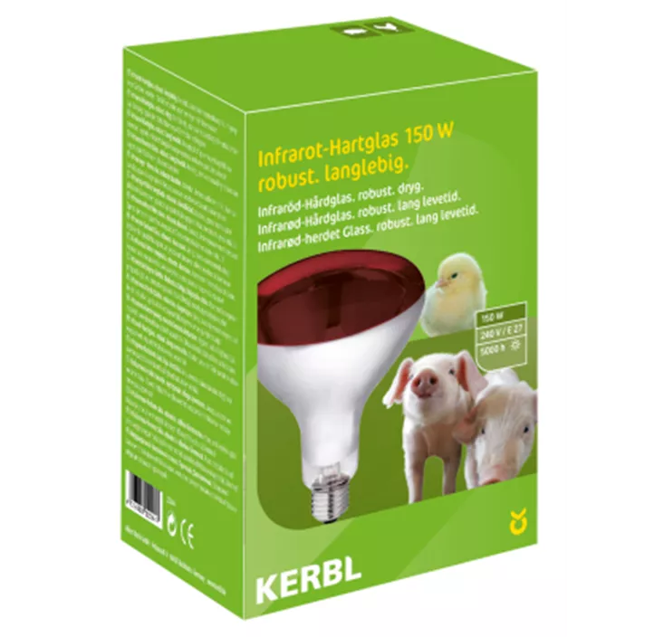 Infrarotlampe 150W Hartglas