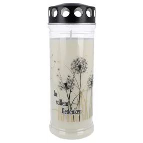 Grablicht Premium 7 Tage Motivlicht Black transparent