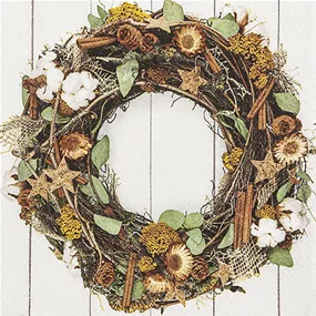 Serviette Country Wreath