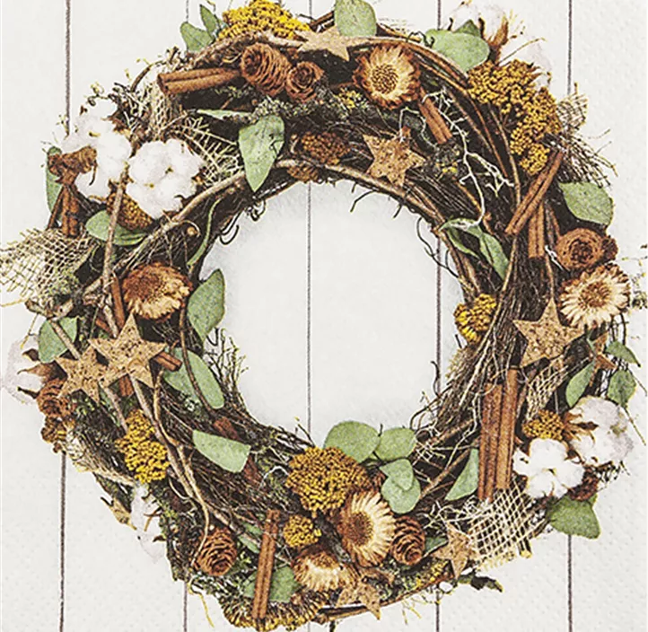 Serviette Country Wreath (WM)