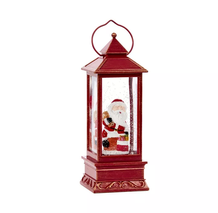 LED Laterne SnowSwirl Santa