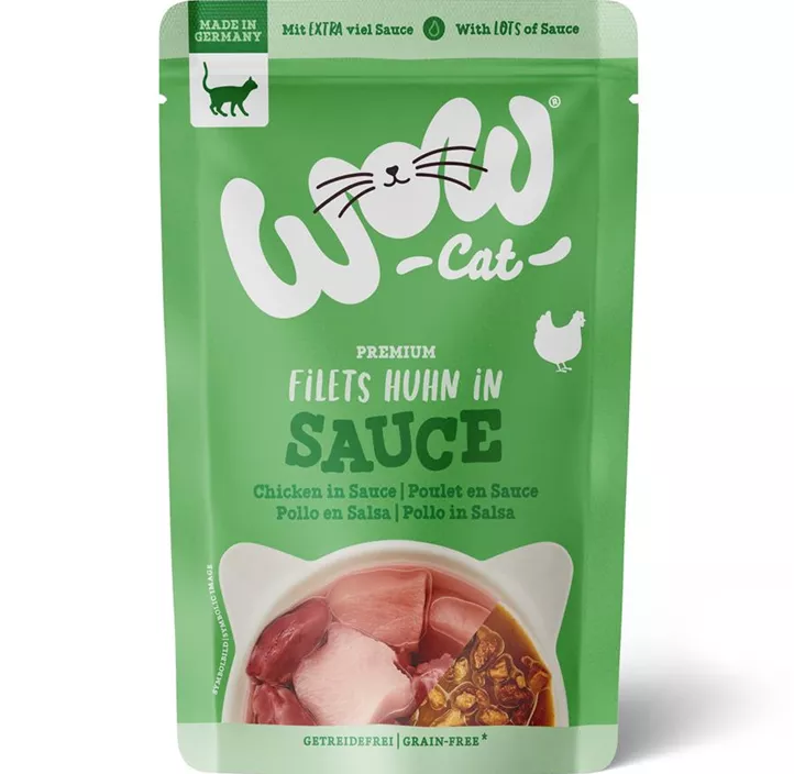 WOW CAT in Sauce Pouchbeutel