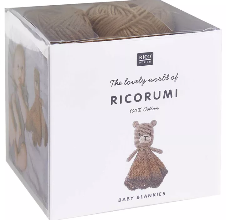 Häkel-Set Ricorumi Baby Blankies Teddy