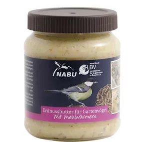 CJ Erdnussbutter im Glas mit Mehlwürmer