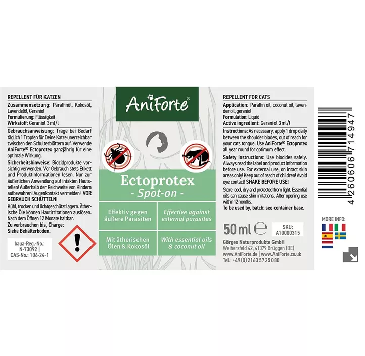 AniForte® Ectoprotex Spot-on für Katzen