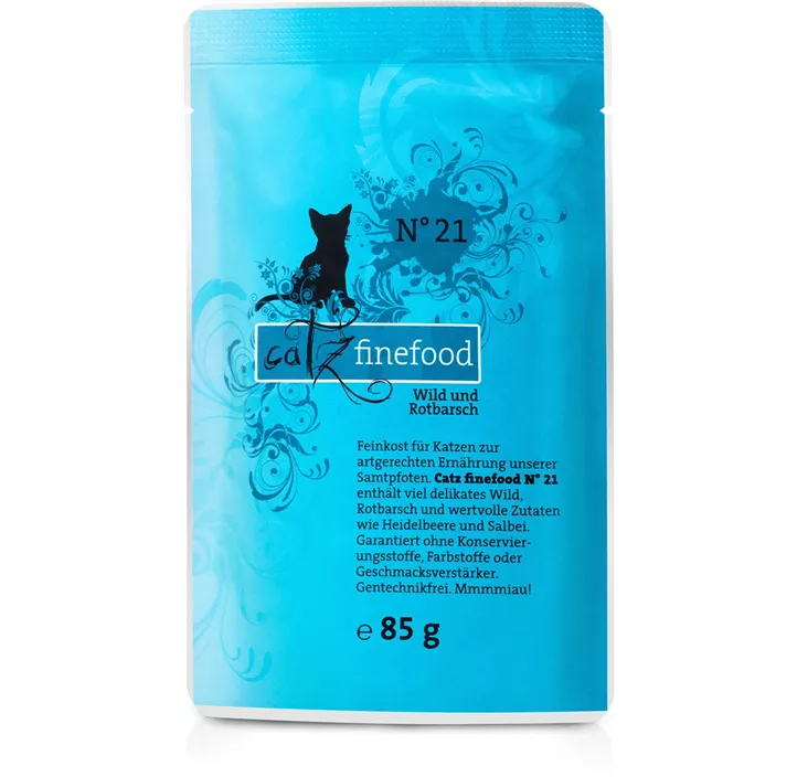 Catz finefood Wild+Rotbarsch No.21