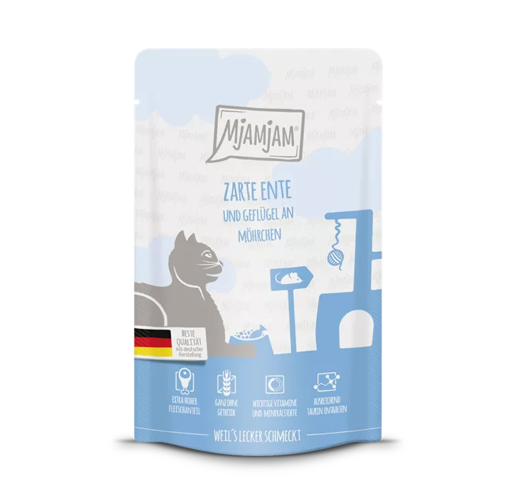 MjAMjAM® Katze Ente+Geflügel+Karotten PB