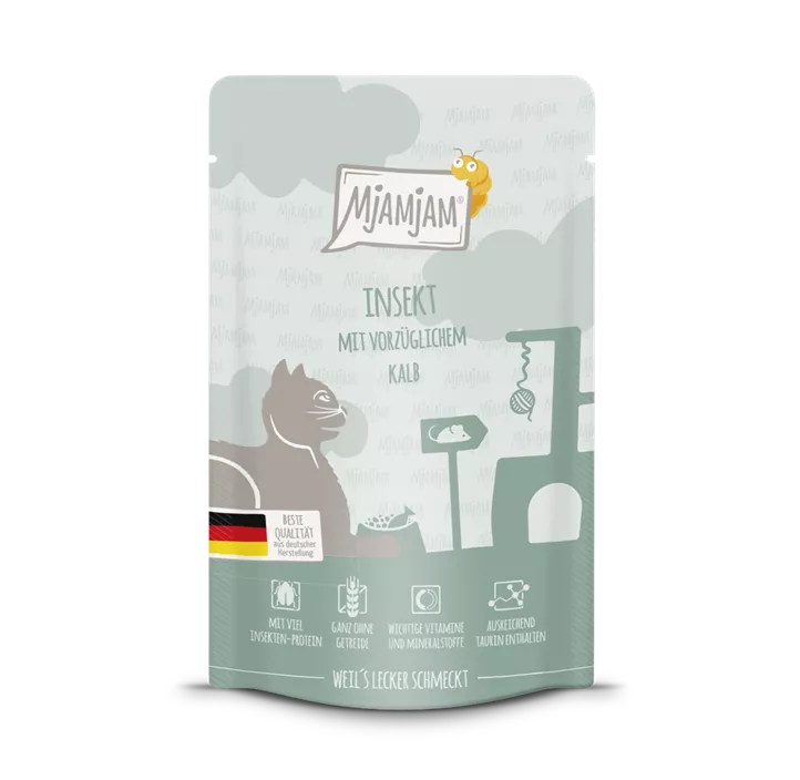 MjAMjAM® Katze Insekt+Kalb PB