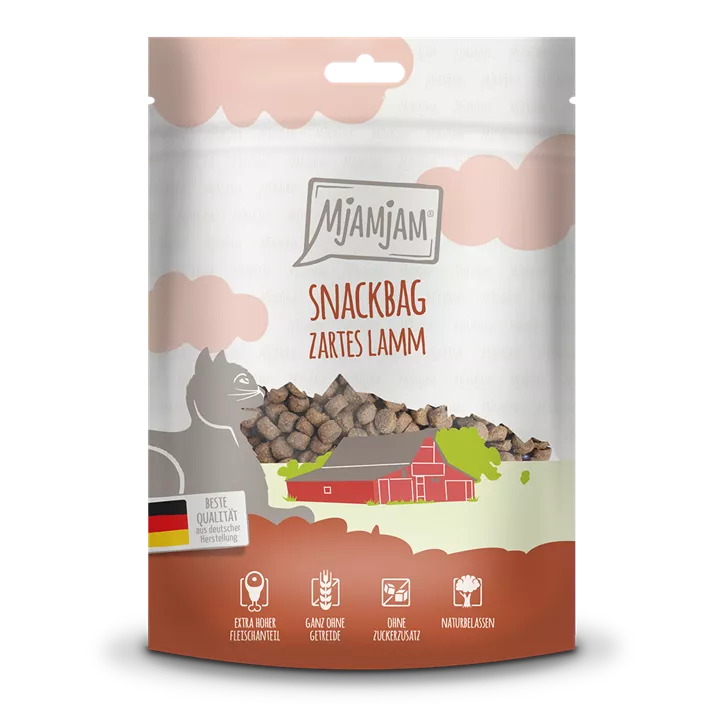 MjAMjAM® Katze Snackbag Lamm PB