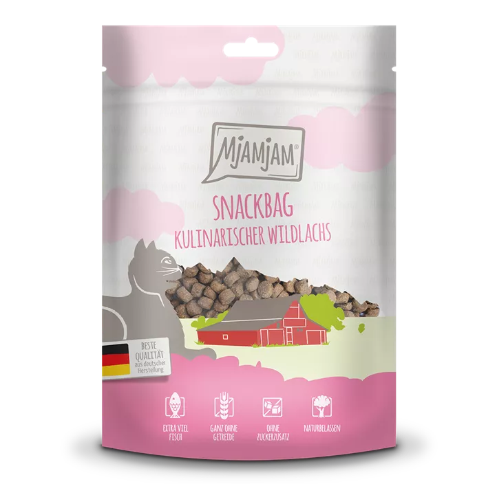 MjAMjAM® Katze Snackbag Wildlachs PB