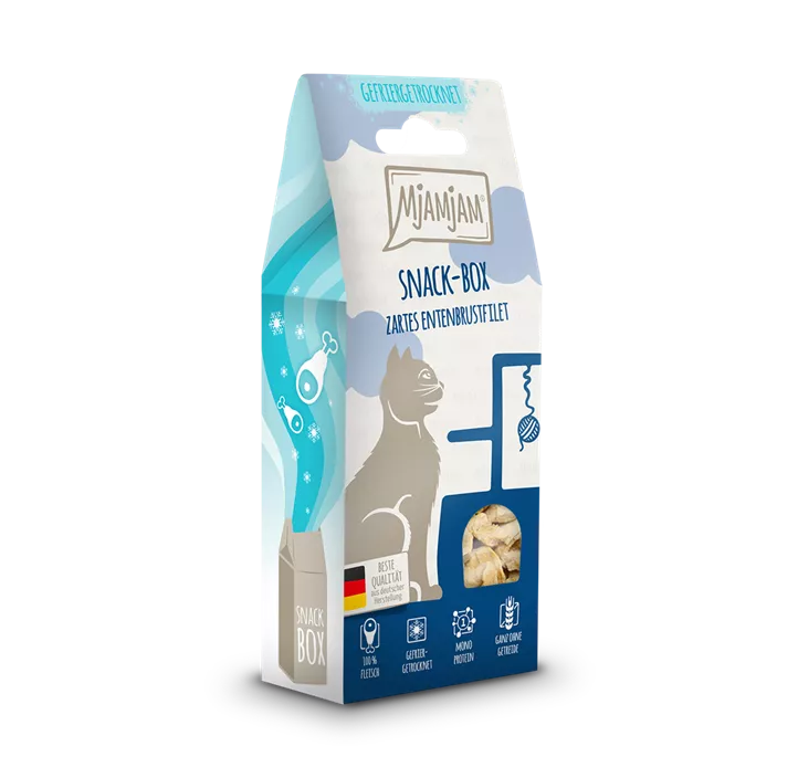 MjAMjAM® Katze Snackbox Entenbrustfilet