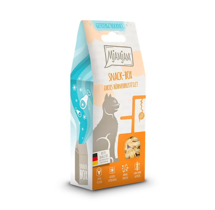 MjAMjAM® Katze Snackbox Hühnerbrustfilet