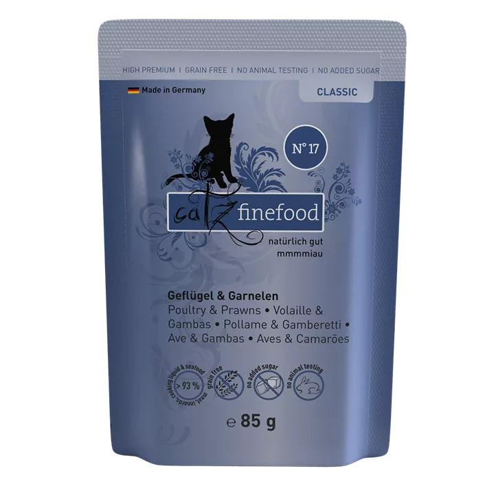 Catz finefood Geflügel+Garnele No.17