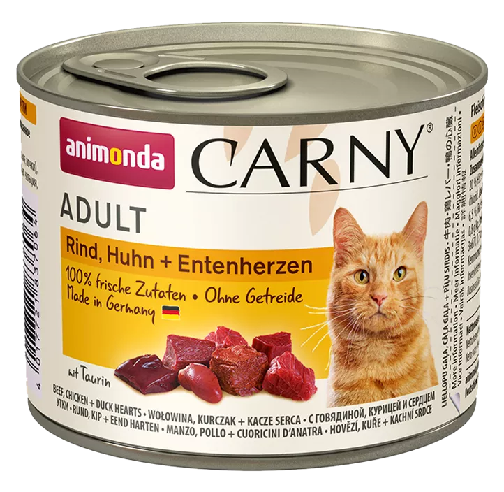 Animonda Carny Adult Rind+Huhn+Entenherz