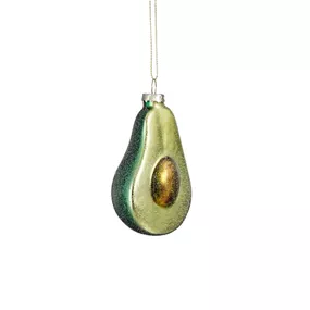 Glasfigur Avocado