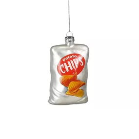 Glasfigur Chipspackung