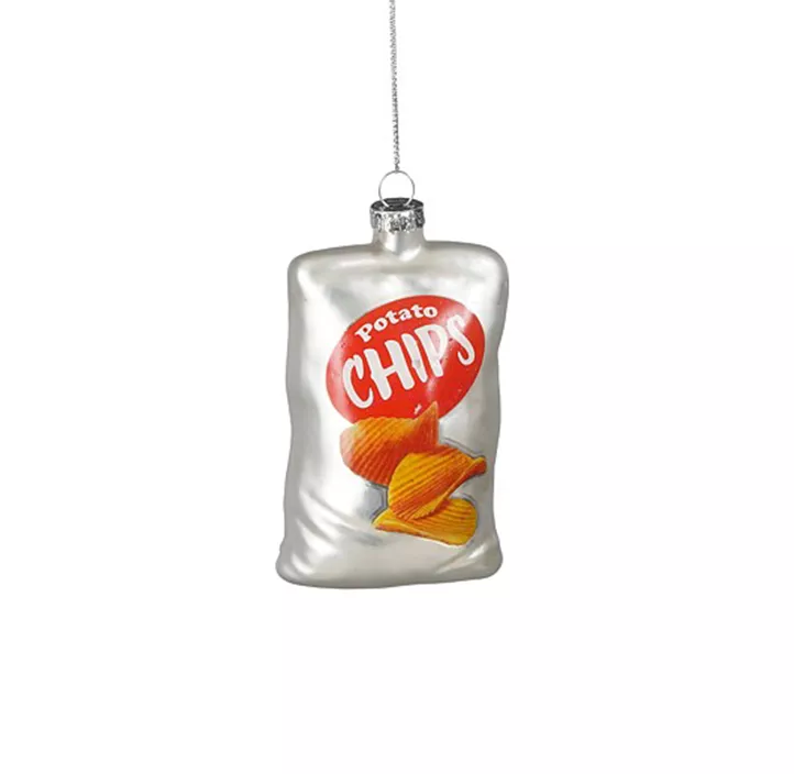 Glasfigur Chipspackung