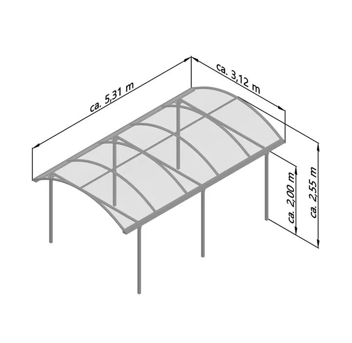 Carport Elbe