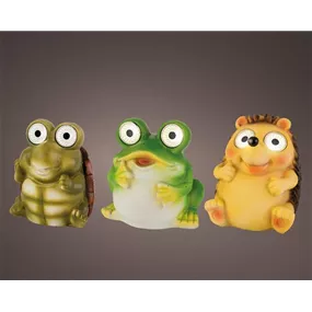 Solar Figuren: Schildkröte, Frosch, Igel