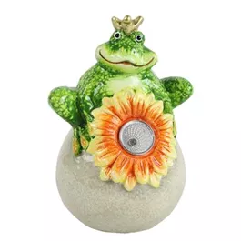 Solar Frosch Bill auf Stein