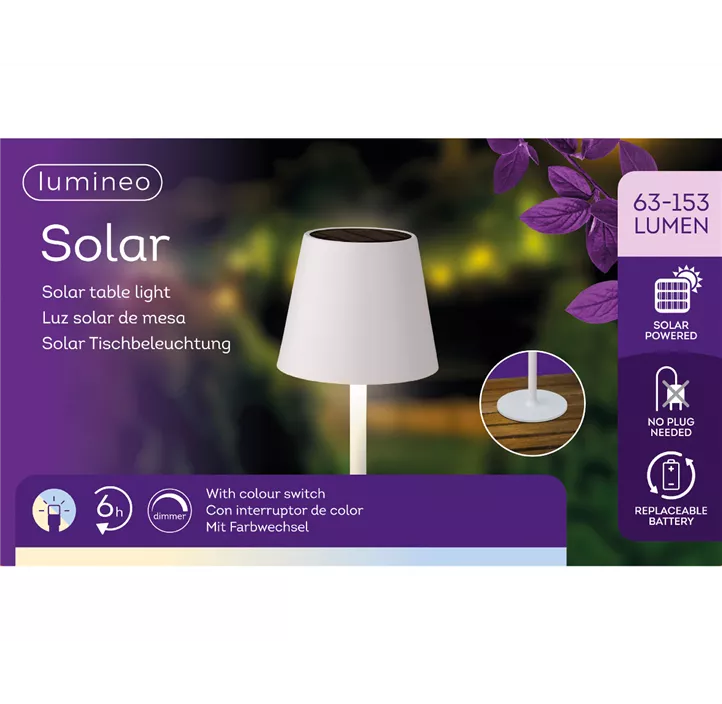 Solar Tischlampe