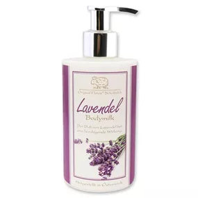 Bodymilk Lavendel in Zylinderflasche